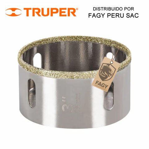 Sierra copa con diamante 3″ Truper 17136