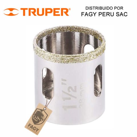 Sierra copa con diamante 1-1-2″ Truper 17130