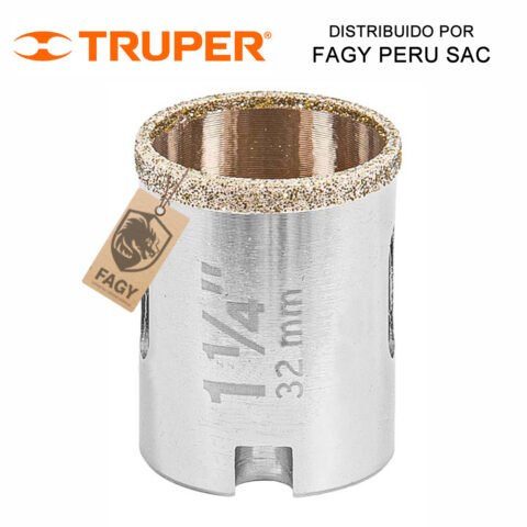 Sierra copa con diamante 1-1/4″ Truper 17128