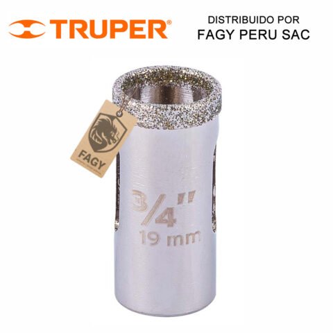 Sierra copa con diamante 3/4″ Truper 17124