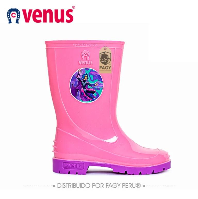 Bota infantil venus con sticker freya