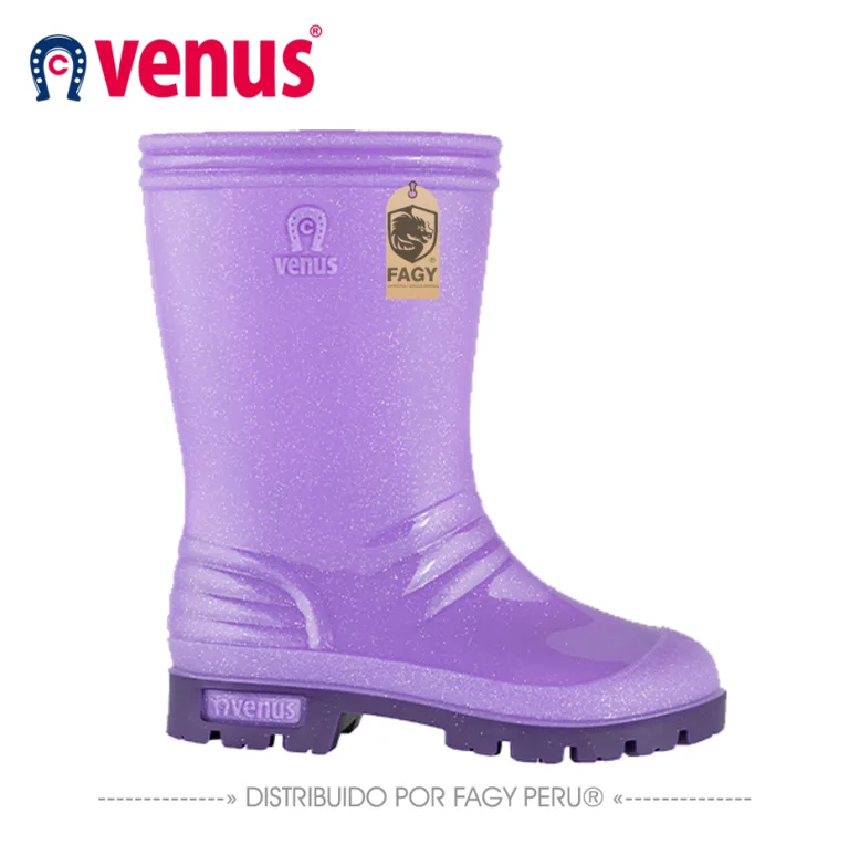 Bota infantil venus sin sticker violeta