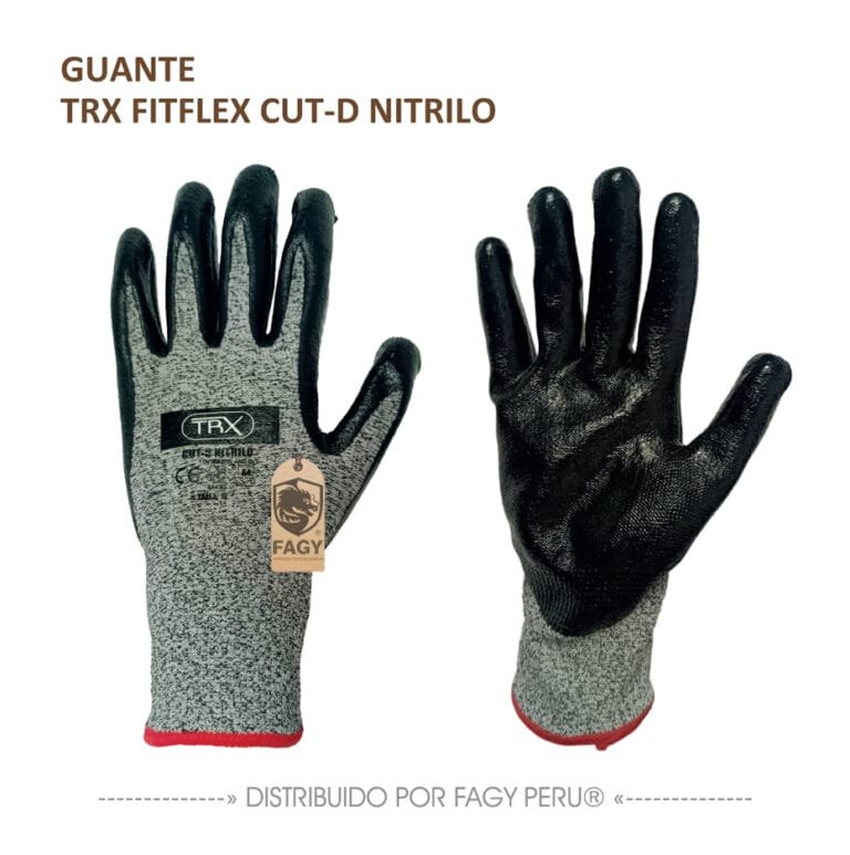 Guante anticorte con palma de nitrilo TRX